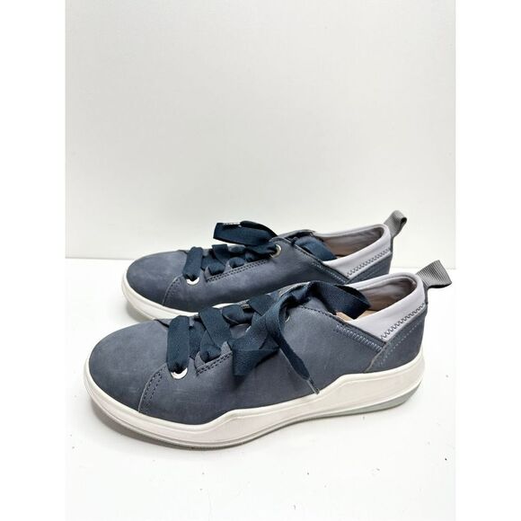 ROMIKA Sneakers Womens Size‎ 6US Blue Leather Lace Up Shoes - Picture 1 of 9